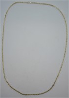 30" Sterling Silver Rope Twist Necklace
