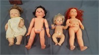 4 baby dolls