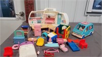Assorted fisher price toys
