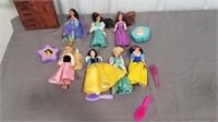 7 Assorted princess dolls