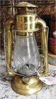 Deitz Jr. Brass finish kerosene lantern