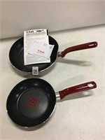 T-FAL 2-PIECE FRYING PAN (ONE W/ DENT)