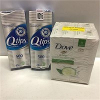 DOVE SOAP AND QTIPS *