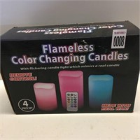 CYNTHIA CANDLE COLOR CHANGING FLAMELESS