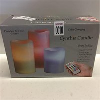 FLAMELESS COLOR CHANGING  CANDLE