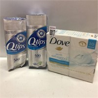 DOVE SOAP AND QTIPS *