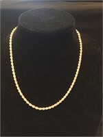 .925 Silver 19" Rope Chain