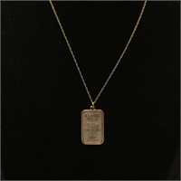 5 Gram Silver Issue .999 Silver Necklace & Chain