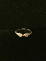 .925 Silver Ring with Stone Sz 5