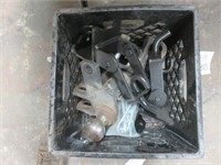 Box Of Miscellaneous Hitch Parts