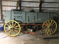 Wooden Horse Drawn Wagon