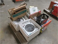 Lot Of Assorted Vent Fans, Axel Hubs & More