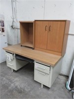 Office Desk & Shelf