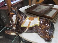 Shelf Lot-Louisville Pottery Horse(Back leg