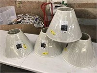 Four new lamp shades