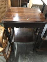 Vintage two tier table excellent