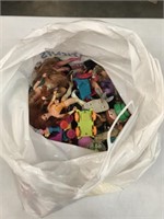 Large bag of vintage plastic toys