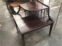 Vintage two tier table
