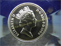 Royal British Mint. 1 Pound Paper weight