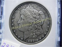 1889-P Morgan Silver Dollar, MS67 BLACK BEAUTY!,