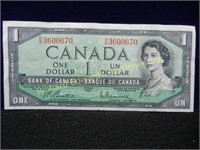 1954 CANADA (2) $1, and $2.