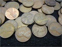 Bag Of Lincoln Wheat Pennies