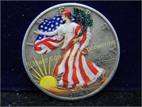 1943-S COLOURED Liberty ½ Dollar.