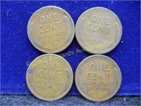 (2)1910,1916,1927 Lincoln Wheat Pennies