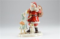 Royal Doutlon A Gift for Santa porcelain figure