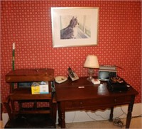 Table, Chair, Lamp, TV