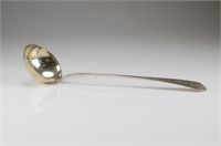 19th C George III Scottish silver ladle