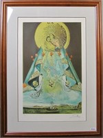 Salvador Dali Lithograph, "Virgin of Guadalupe"