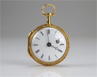 French Verge Fusee pocket watch