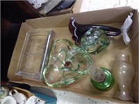 Misc. decor glass items