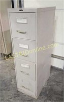 Metal 4 Drawer File Cabinet #1