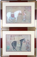 Two Han Kan Horse Prints