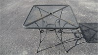 (3) 30"x30" Patio Tables with Umbrella Bases