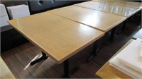 (4) 28"x48" Wooden Top Dining Tables