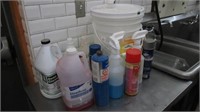 Lot of Assorted Used Cleaning Supplies
