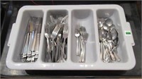 Silverware Tote with Contents