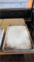 (6) Aluminum Full Size Baking Trays