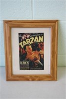 Framed Movie Lobby Card Tarzan 10.5 x 12.5