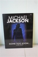 Michael Jackson Poster on Hardboard 15.5 x 20