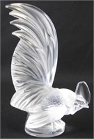 Lalique France "Tete Au Coq" Crystal Rooster