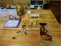 Wall Decorations, Large Bell Etc
