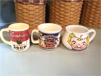 Lot of 3 Campbell’s Coffee/Soup  Mugs