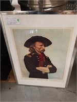Print of Gen.Custer signed Jerry/j.crandall