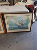 Bundle of pictures sail ships and natives