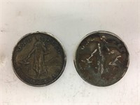 2 Silver Philipino Pesos 1907 40g