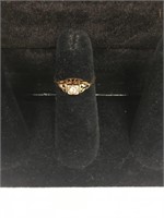 14K Diamond Engagement Ring 1g with stone